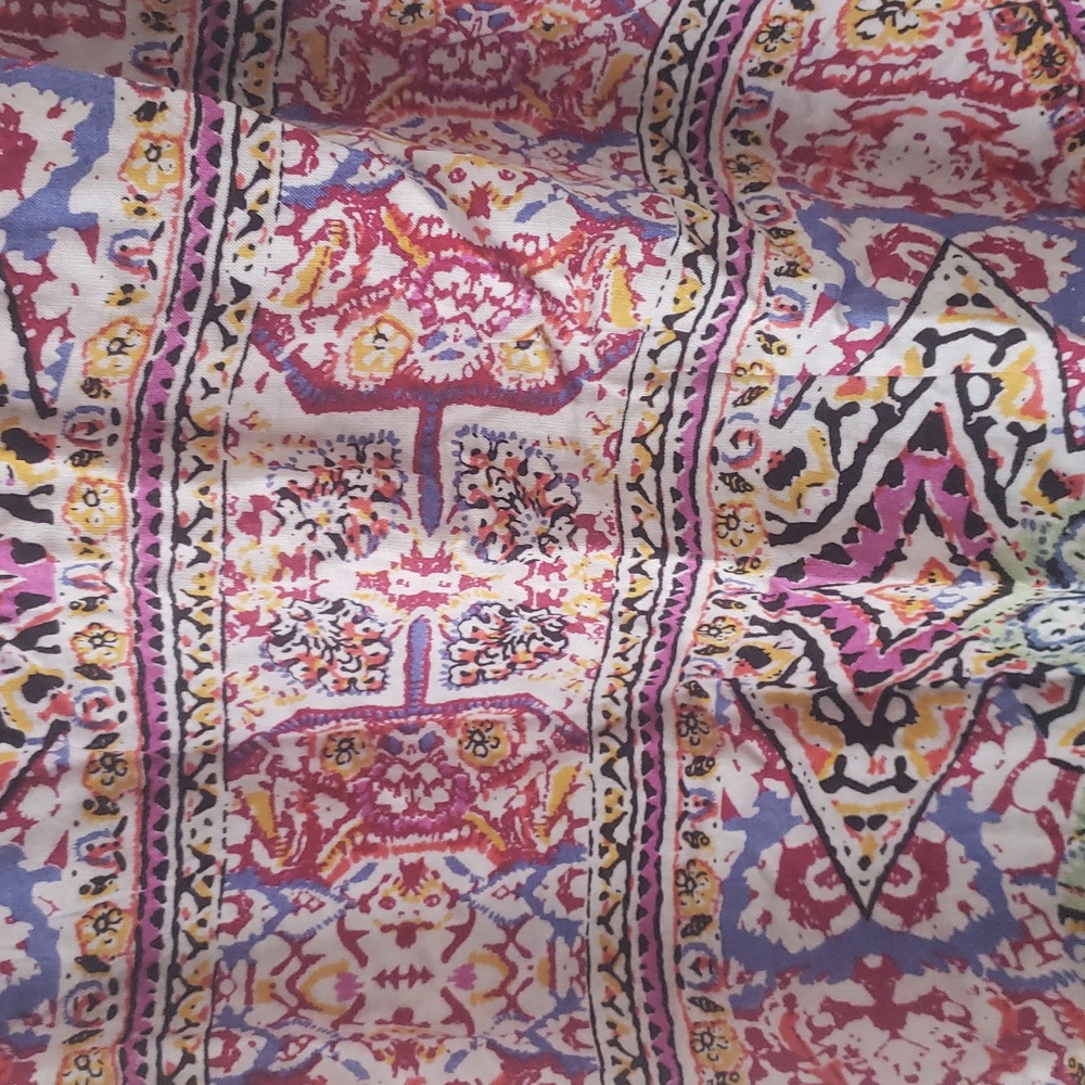 Colorful Patterned Mini Dress - Picture 2 of 7